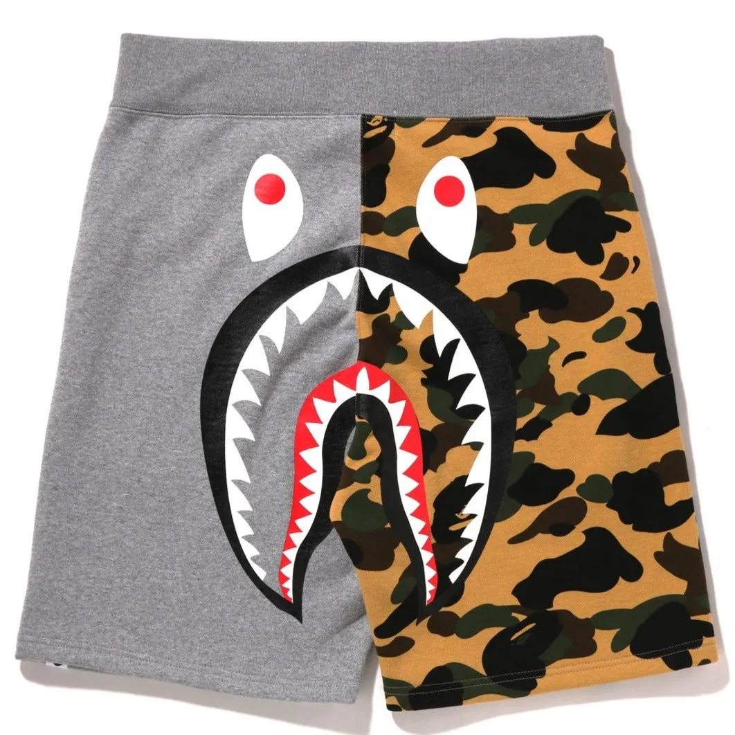 1ST CAMO BACK SHARK SWEAT SHORTS MENS