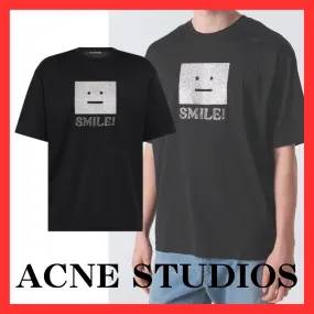 Acne Studios  |Crew Neck Unisex Street Style U-Neck Plain Cotton