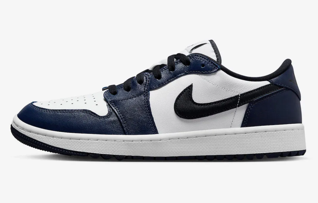 Air Jordan 1 Retro Low Golf Midnight Navy White Black DD9315-104