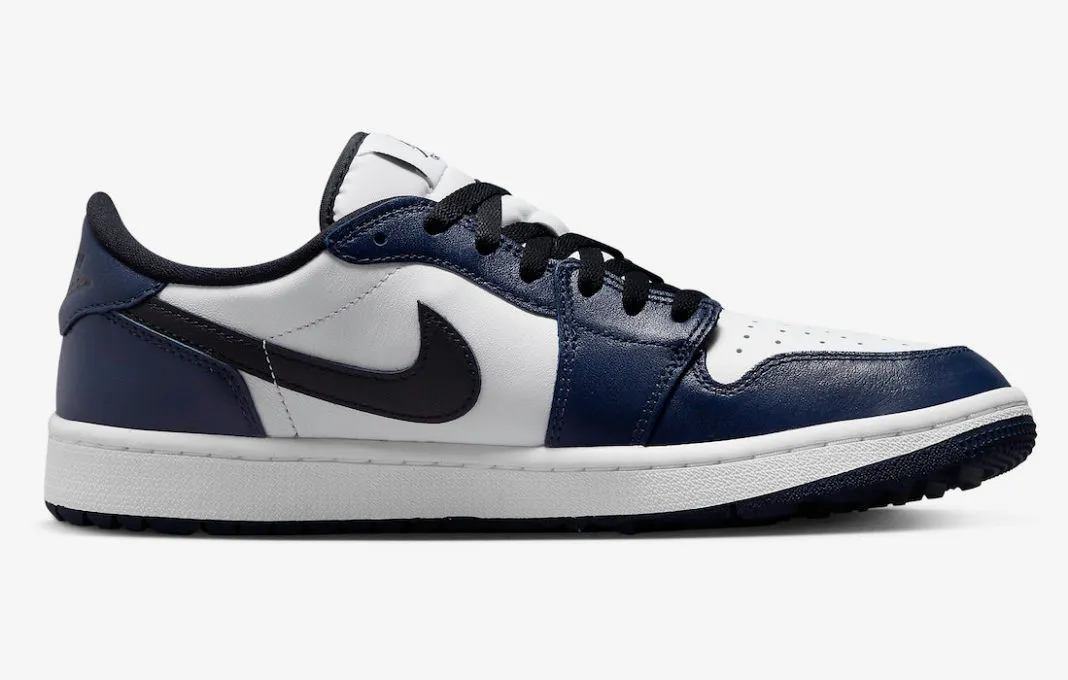 Air Jordan 1 Retro Low Golf Midnight Navy White Black DD9315-104