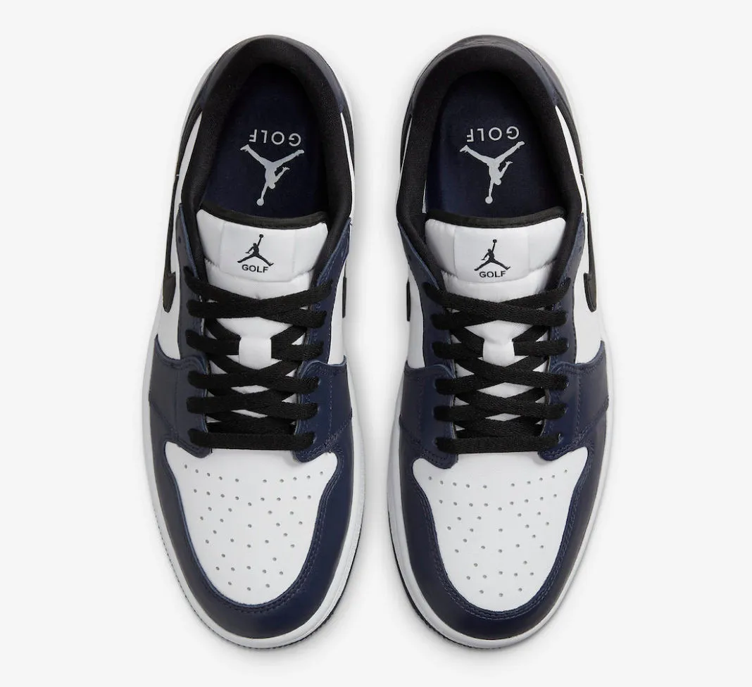 Air Jordan 1 Retro Low Golf Midnight Navy White Black DD9315-104