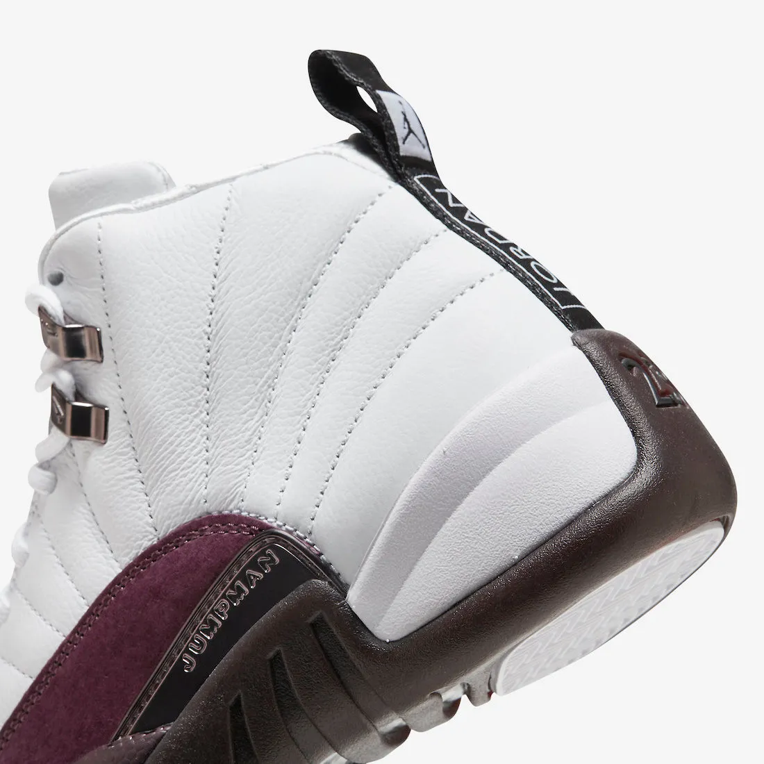 Air Jordan 12 Retro SP A Ma Maniere White Black Burgundy Crush DV6989-100