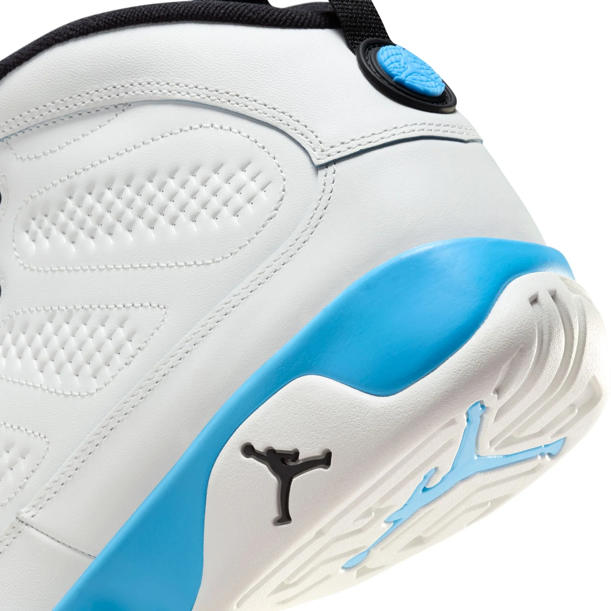 AIR JORDAN 9 RETRO - SUMMIT WHITE/BLACK-DK POWDER BLUE