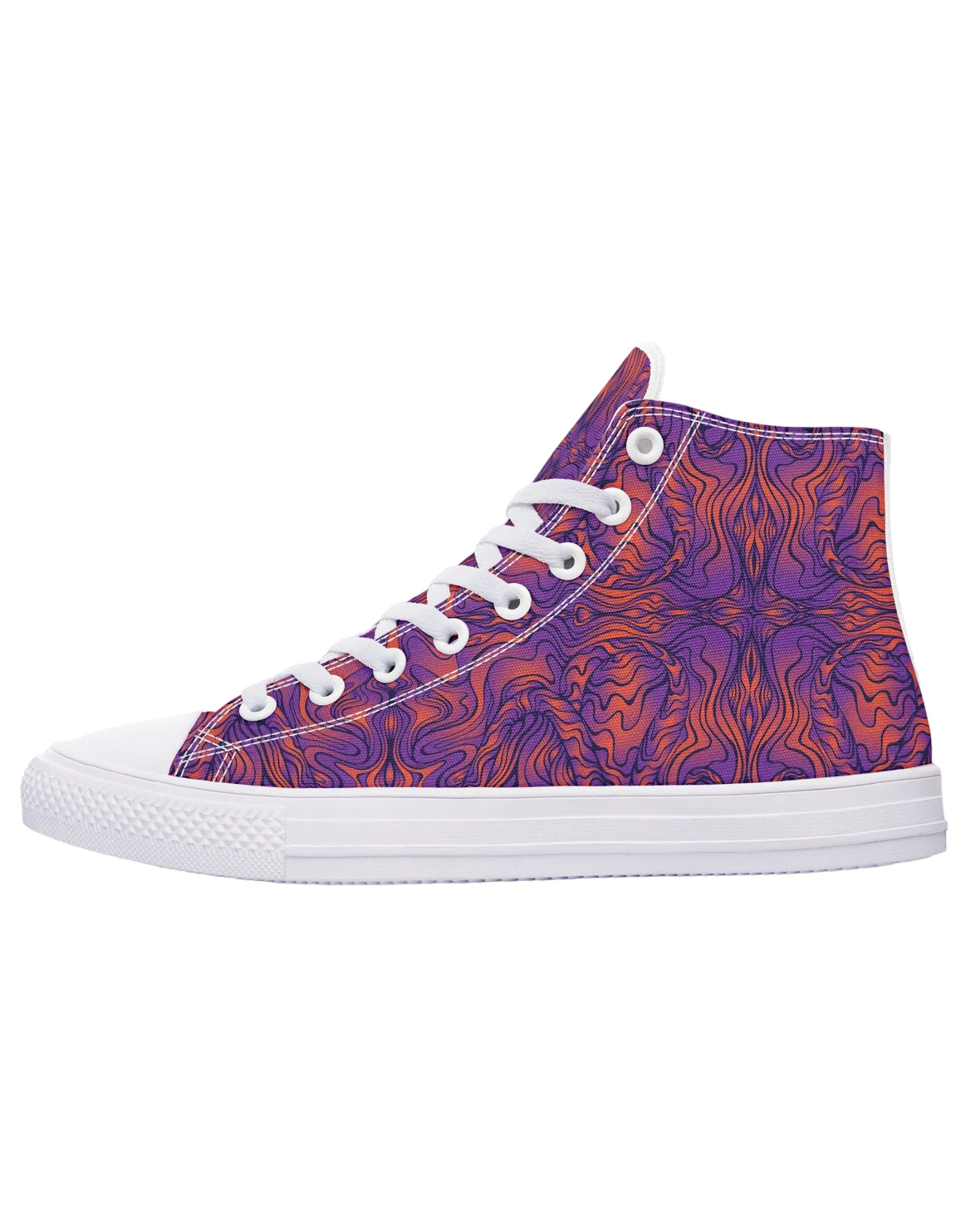 Amethyst Fire Festival High Tops