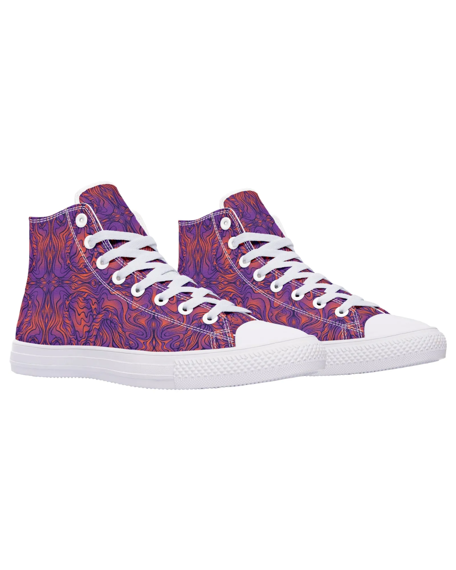 Amethyst Fire Festival High Tops