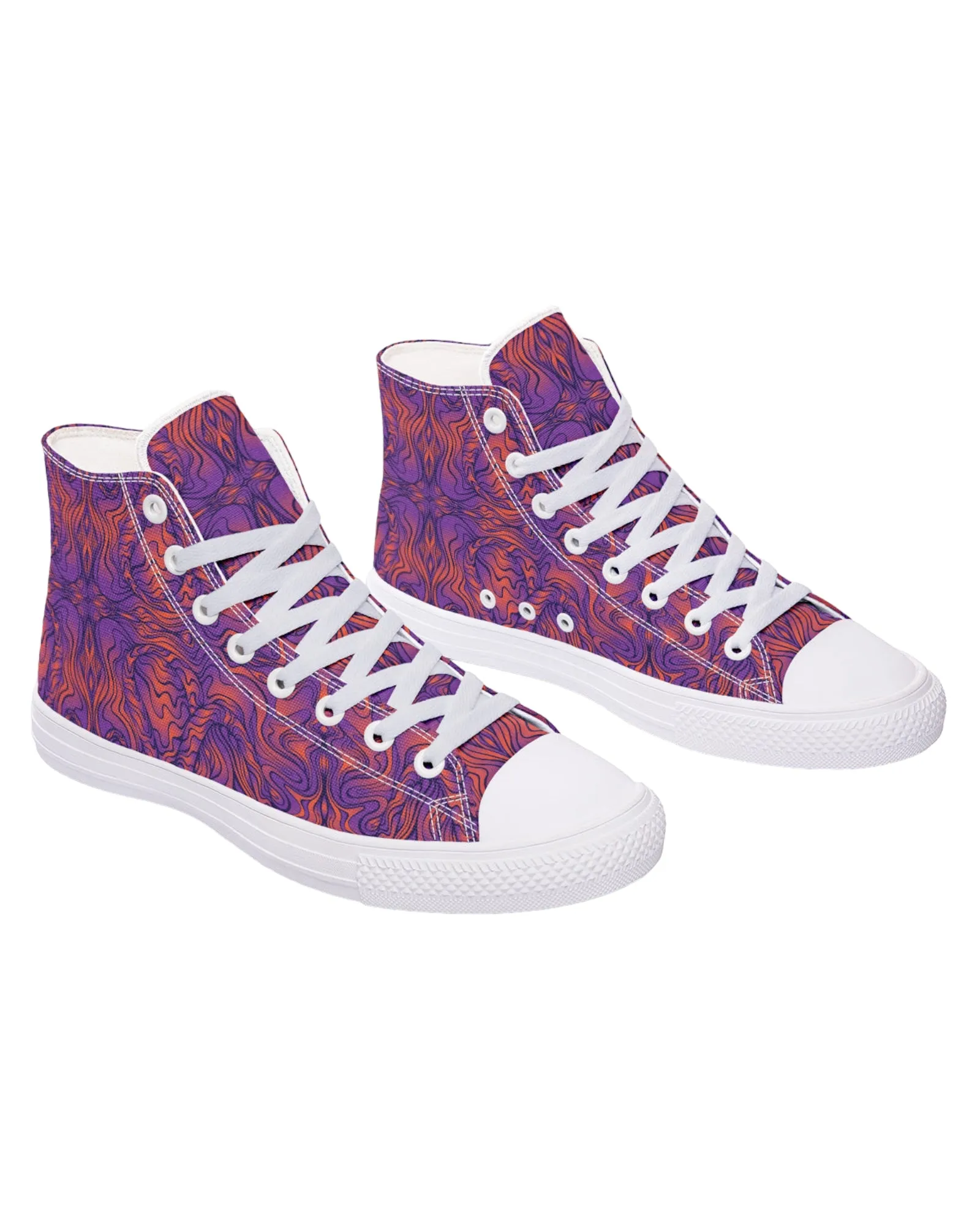 Amethyst Fire Festival High Tops