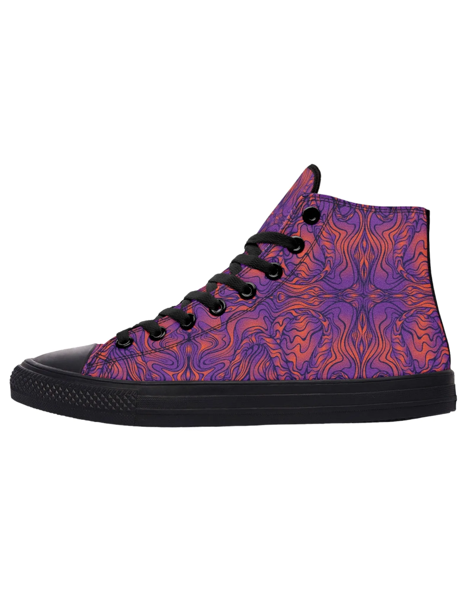 Amethyst Fire Festival High Tops