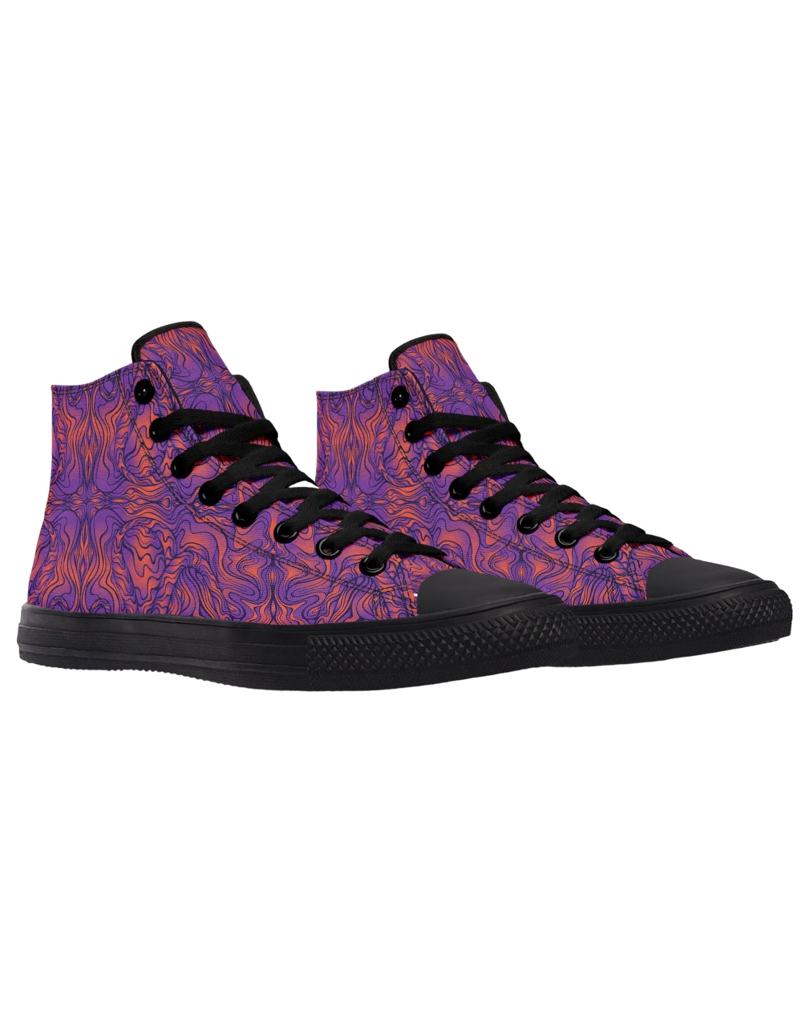 Amethyst Fire Festival High Tops