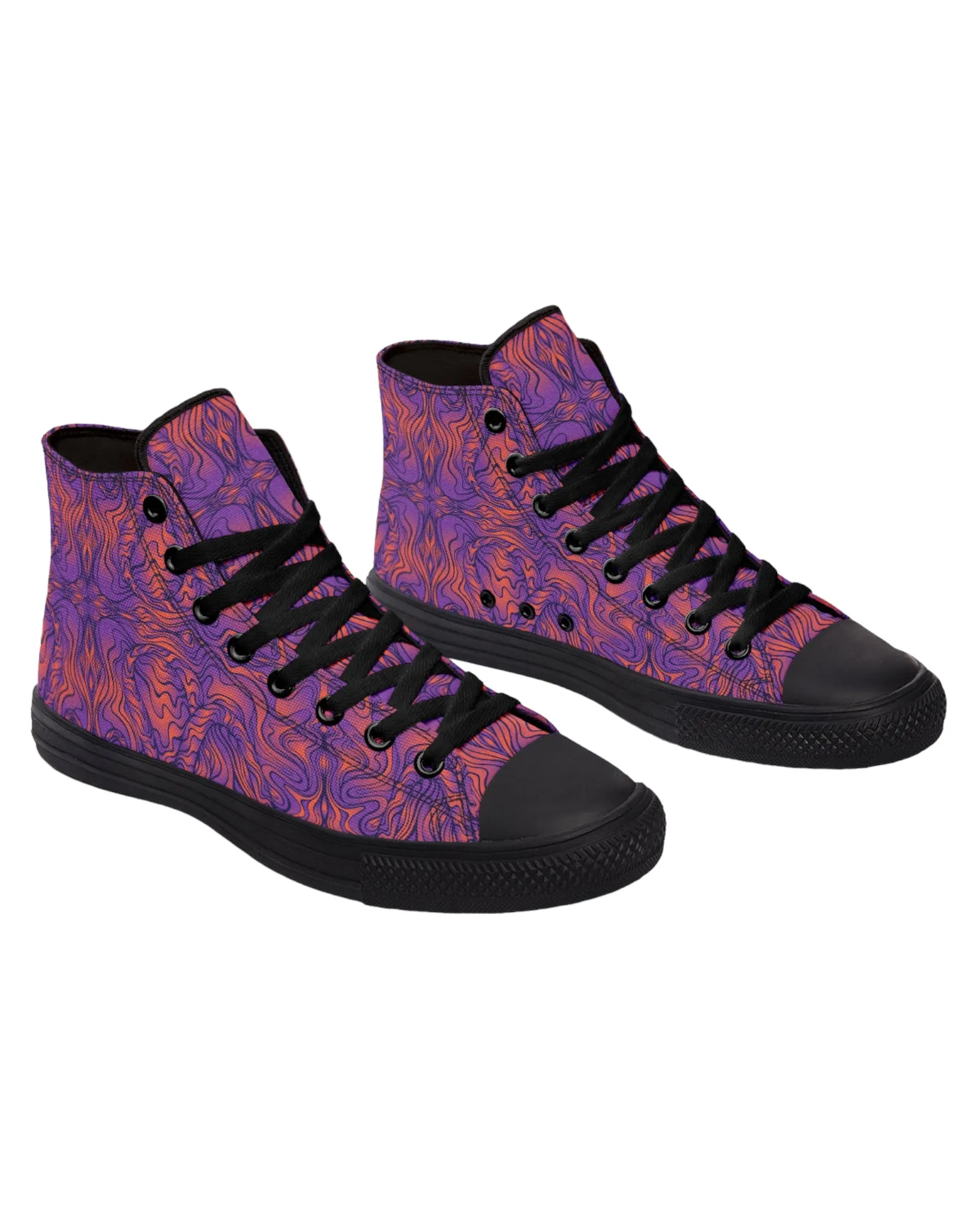 Amethyst Fire Festival High Tops