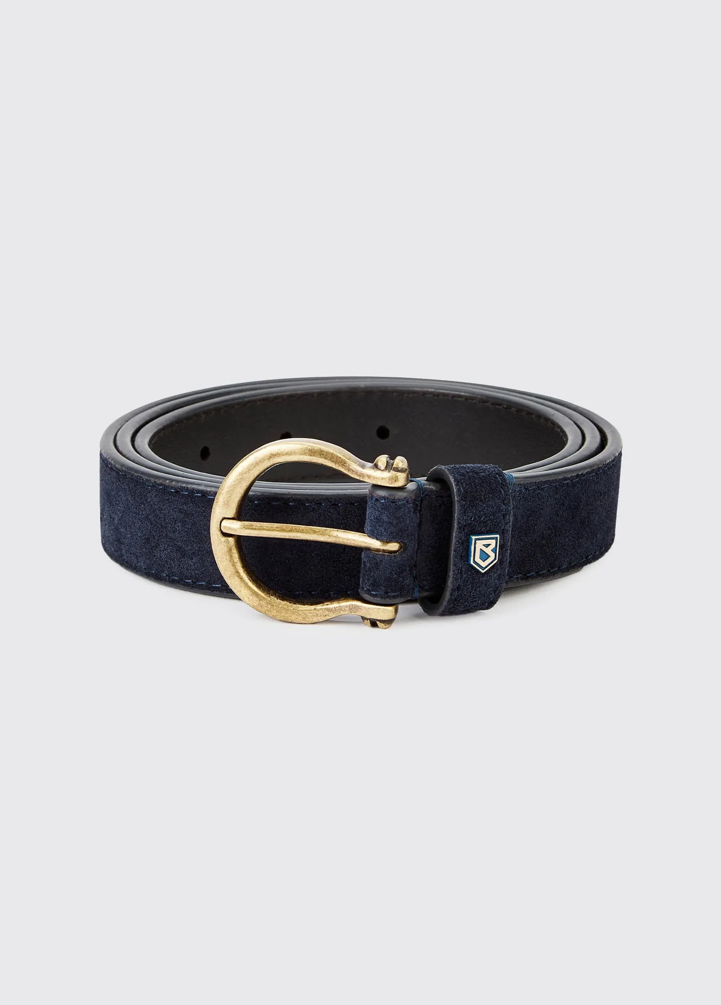 Archway Ladies Suede Belt - Navy