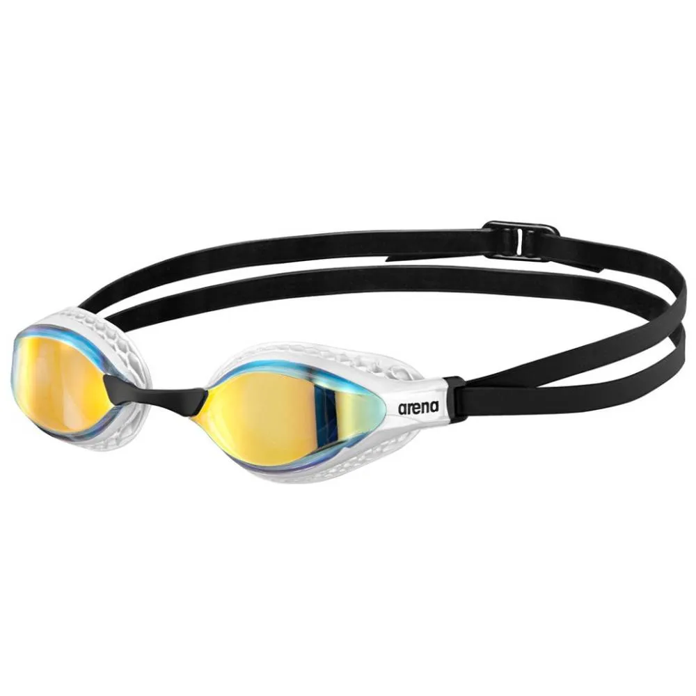 ARENA Adult Air Speed Mirror Swimming Goggle (Yellow/Copper/White)