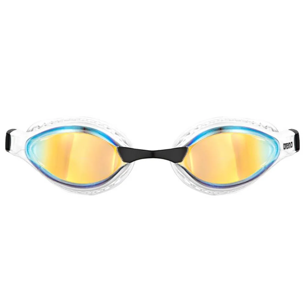 ARENA Adult Air Speed Mirror Swimming Goggle (Yellow/Copper/White)