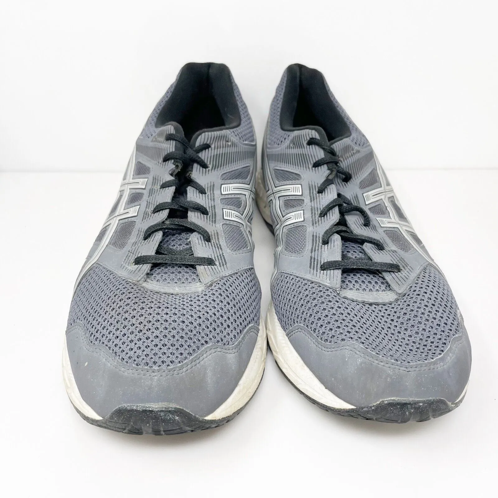 Asics Mens Gel Contend 5 1011A256 Gray Running Shoes Sneakers Size 14