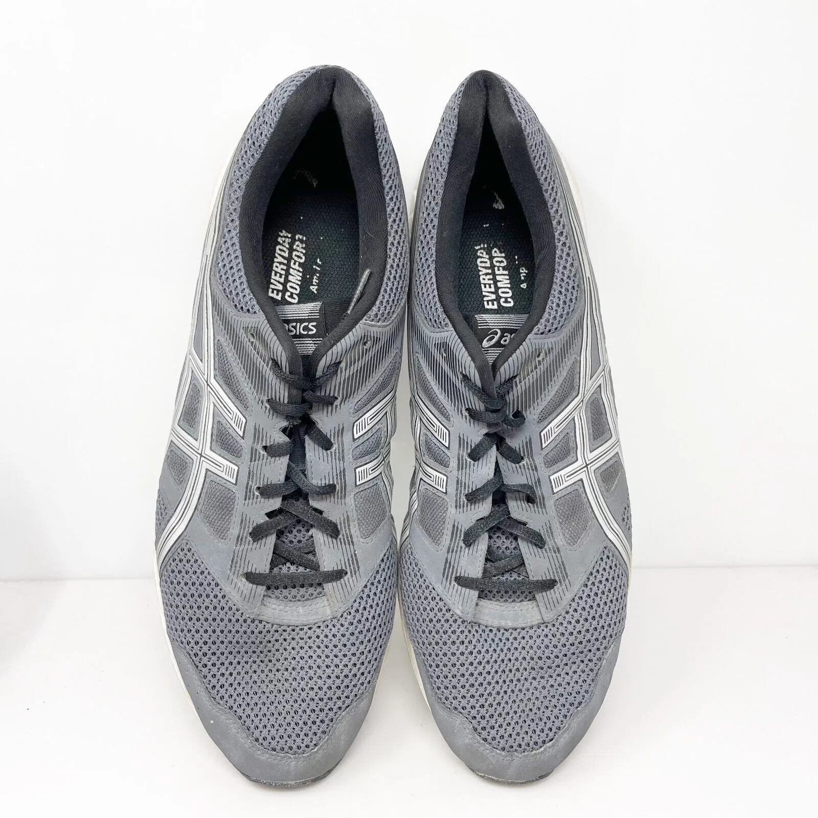 Asics Mens Gel Contend 5 1011A256 Gray Running Shoes Sneakers Size 14