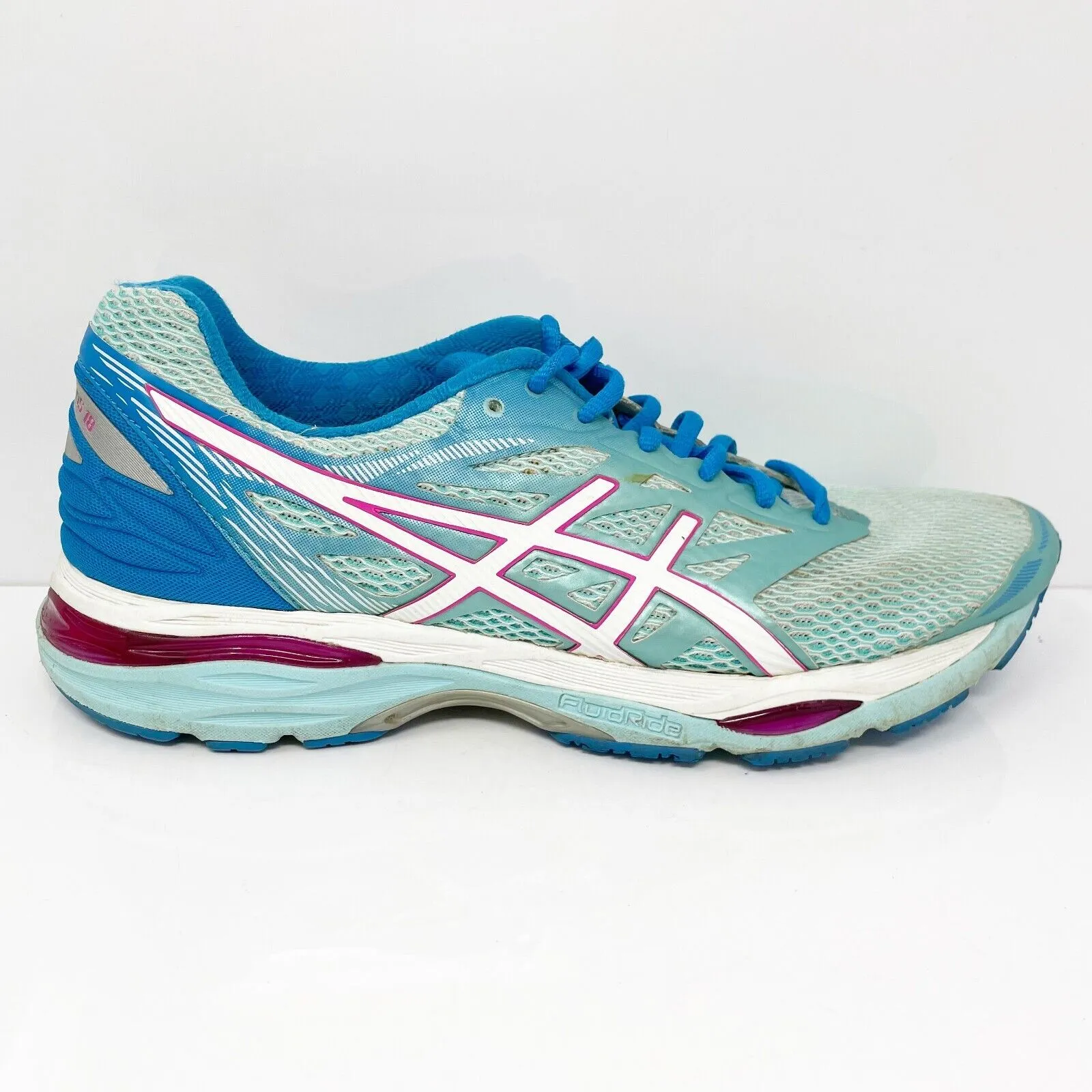 Asics Womens Gel Cumulus 18 T6C8N Blue Running Shoes Sneakers Size 11