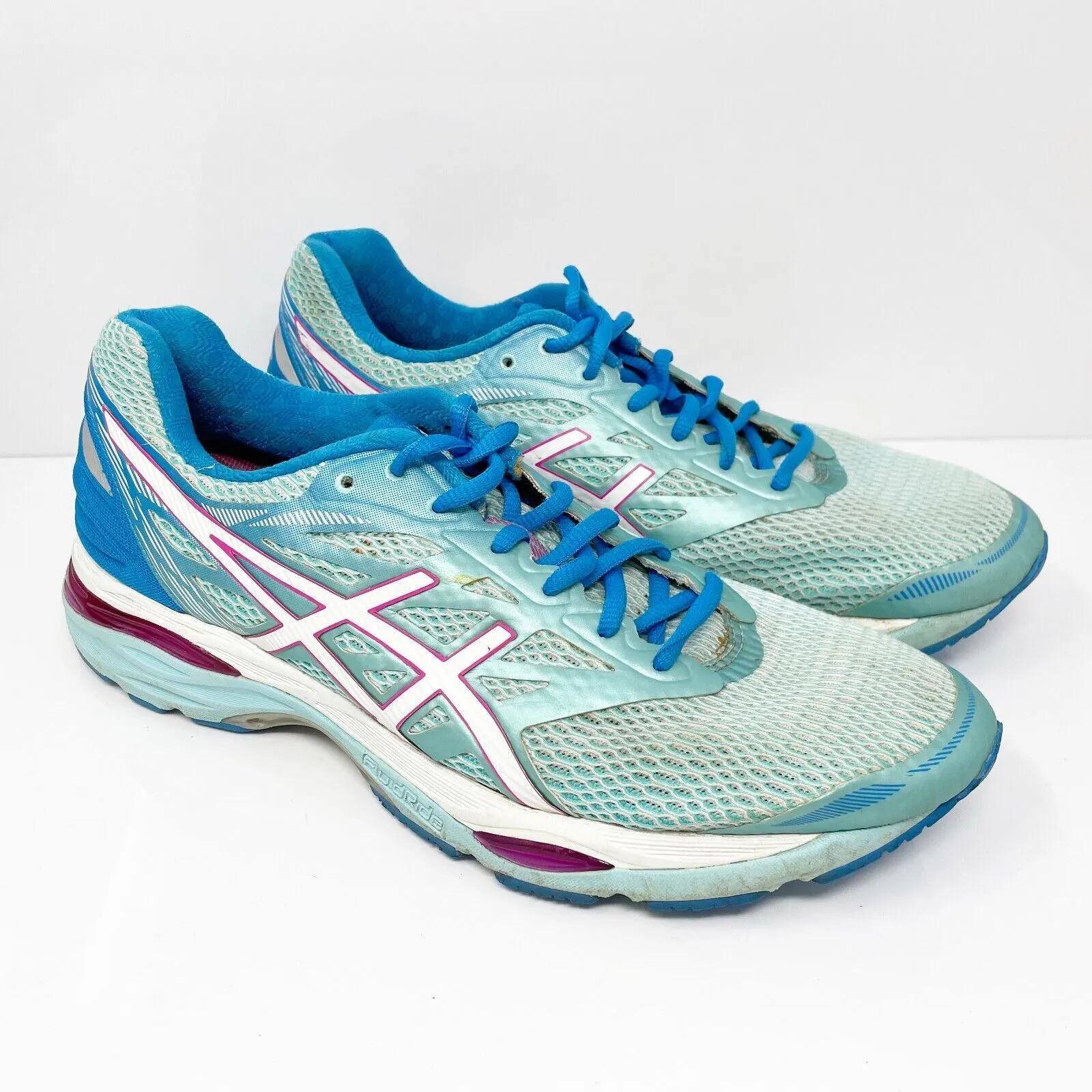 Asics Womens Gel Cumulus 18 T6C8N Blue Running Shoes Sneakers Size 11