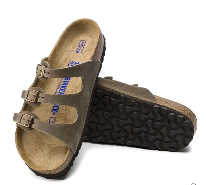 BIRKENSTOCK FLORIDA OILED TOBACCO SANDAL SOFT FOOTBED – 1011432