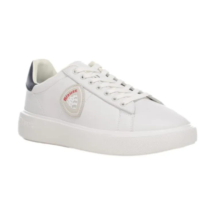 Blauer S4BUCK02 Sneakers Uomo Stringate Bianco