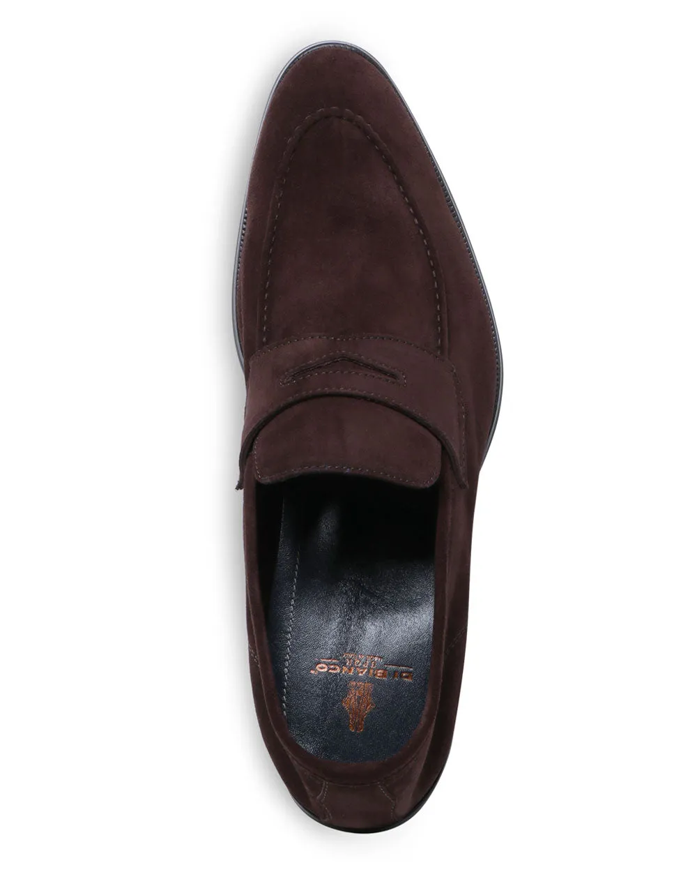 Brera Suede Loafer in Mogano