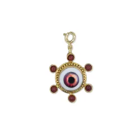 Brown-Plum Eye Charm