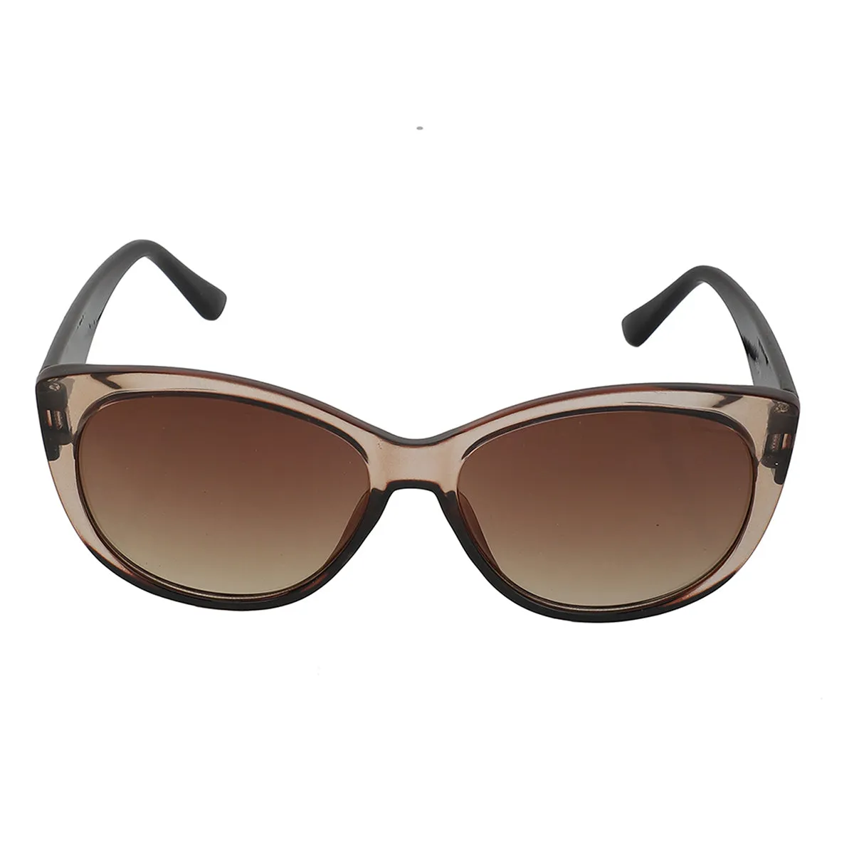 Carlton London Brown & Black Toned Uv Protected Rectangle Sunglasses For Women