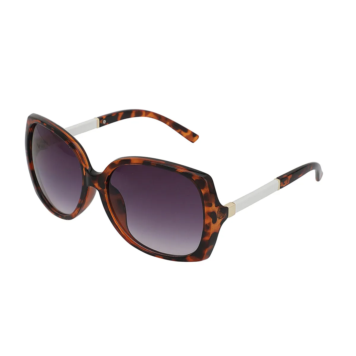 Carlton London Brown Toned Uv Protected Oversized Sunglasses For Women