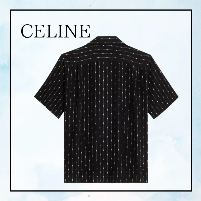 CELINE  |Unisex Plain Short Sleeves Luxury Outlet Shirts