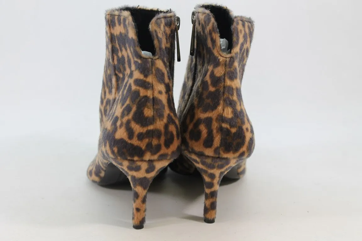 Charles David Accurate Women's Leopard Boots 8M(ZAP14374)