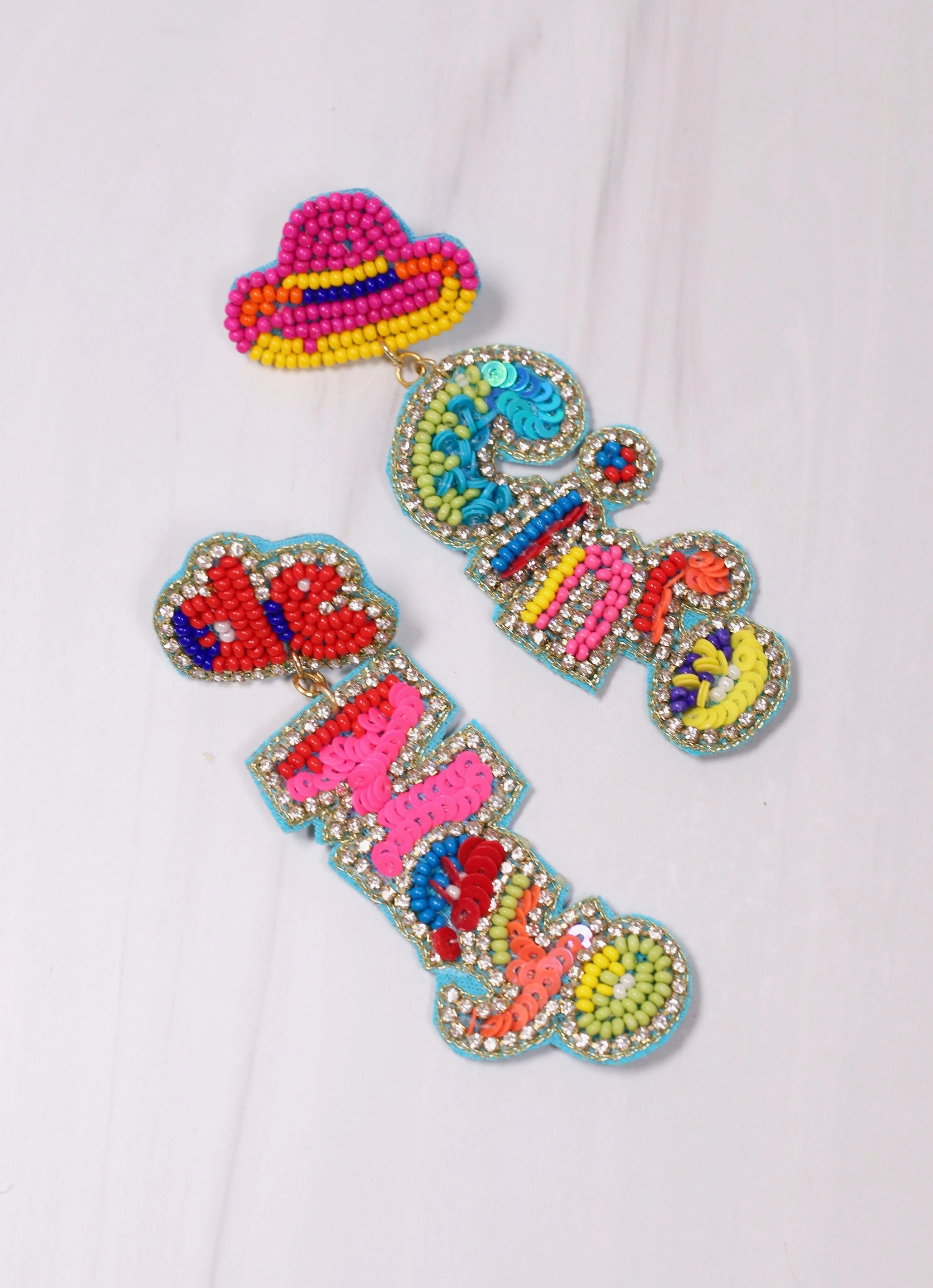 Cinco de Mayo Embellished Earring MULTI