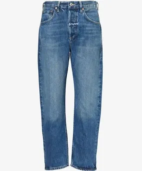 Citizens of Humanity Womens Claremont (Md Indigo) Dahlia high-rise tapered-leg denim jeans