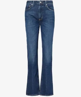 Citizens of Humanity Womens Sutherland (Dk Indigo) Zurie straight-leg high-rise stretch-denim jeans