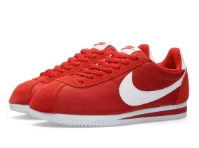 Classic Cortez Red/White Nylon Suede