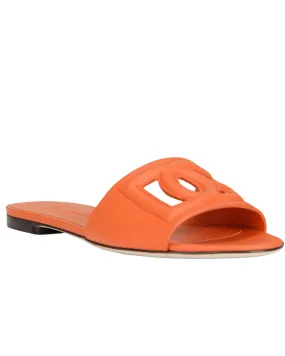 DG Flat Logo Slide in Orange