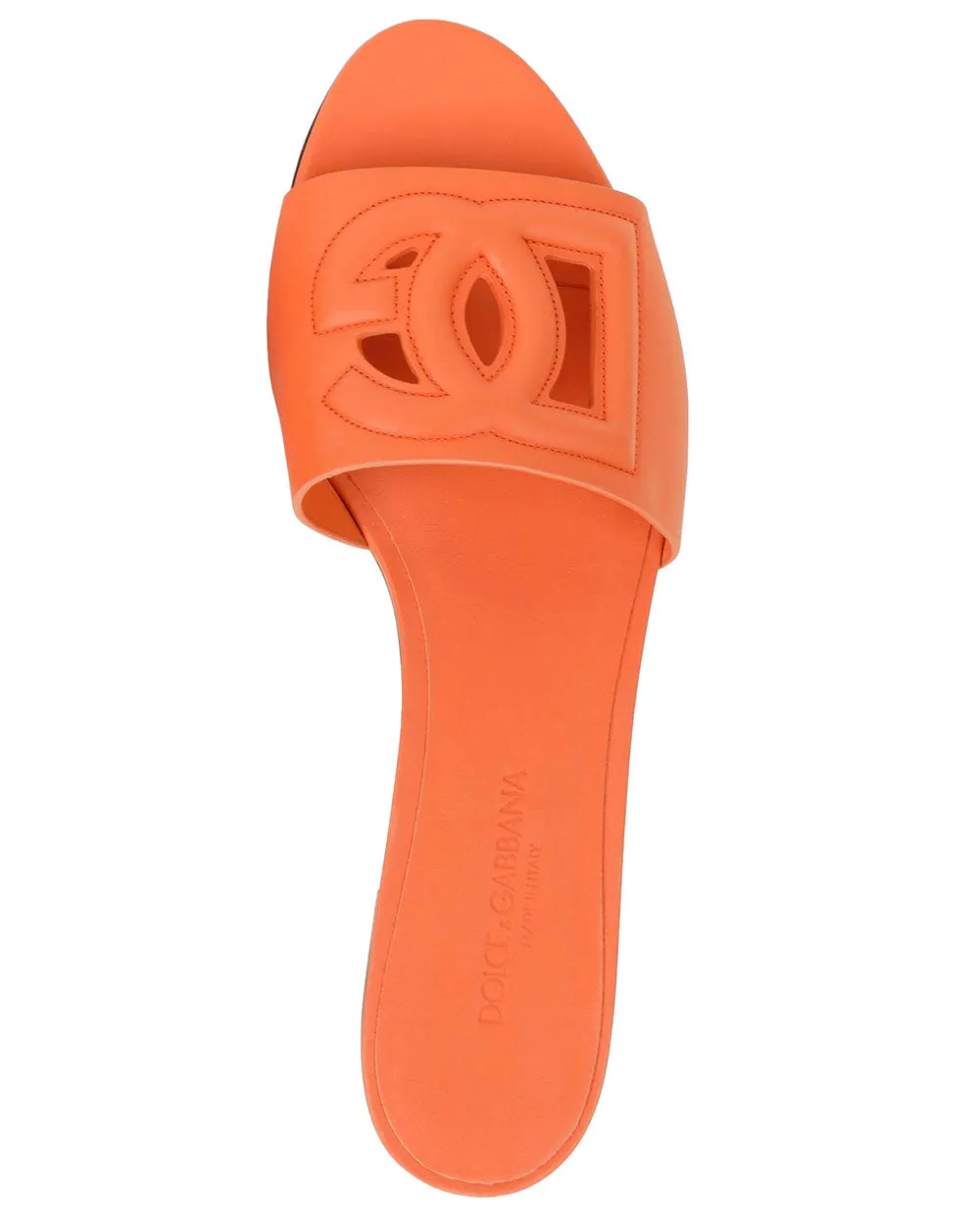 DG Flat Logo Slide in Orange