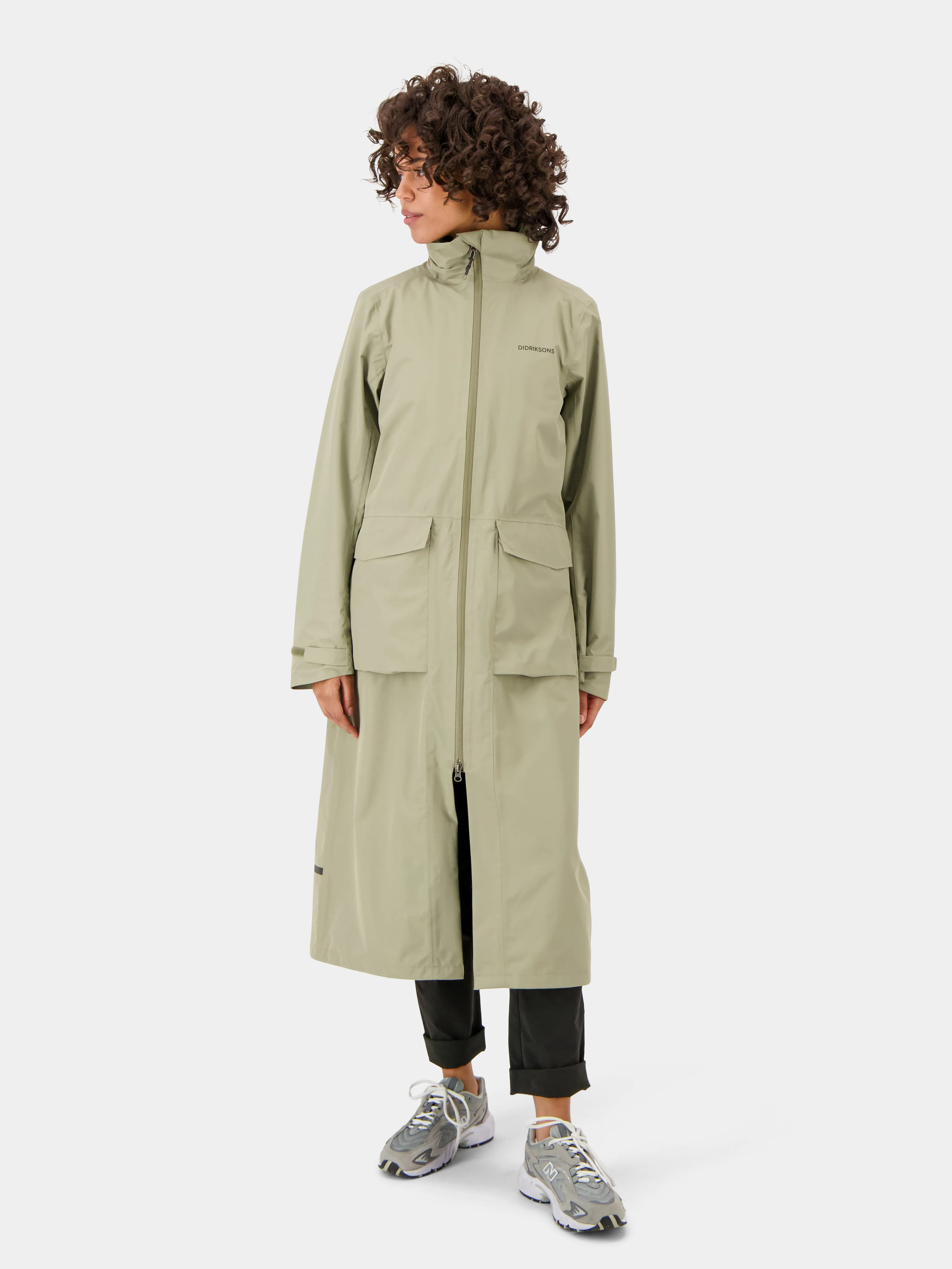 Didriksons Women's Nadja Parka Long 3 Mistel Green | Buy Didriksons Women's Nadja Parka Long 3 Mistel Green here | Out