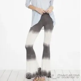 Dip Dye Flare Ombré Pant in Gray