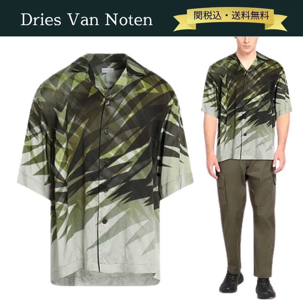 Dries Van Noten  |Stripes Flower Patterns Camouflage Tropical Patterns Unisex