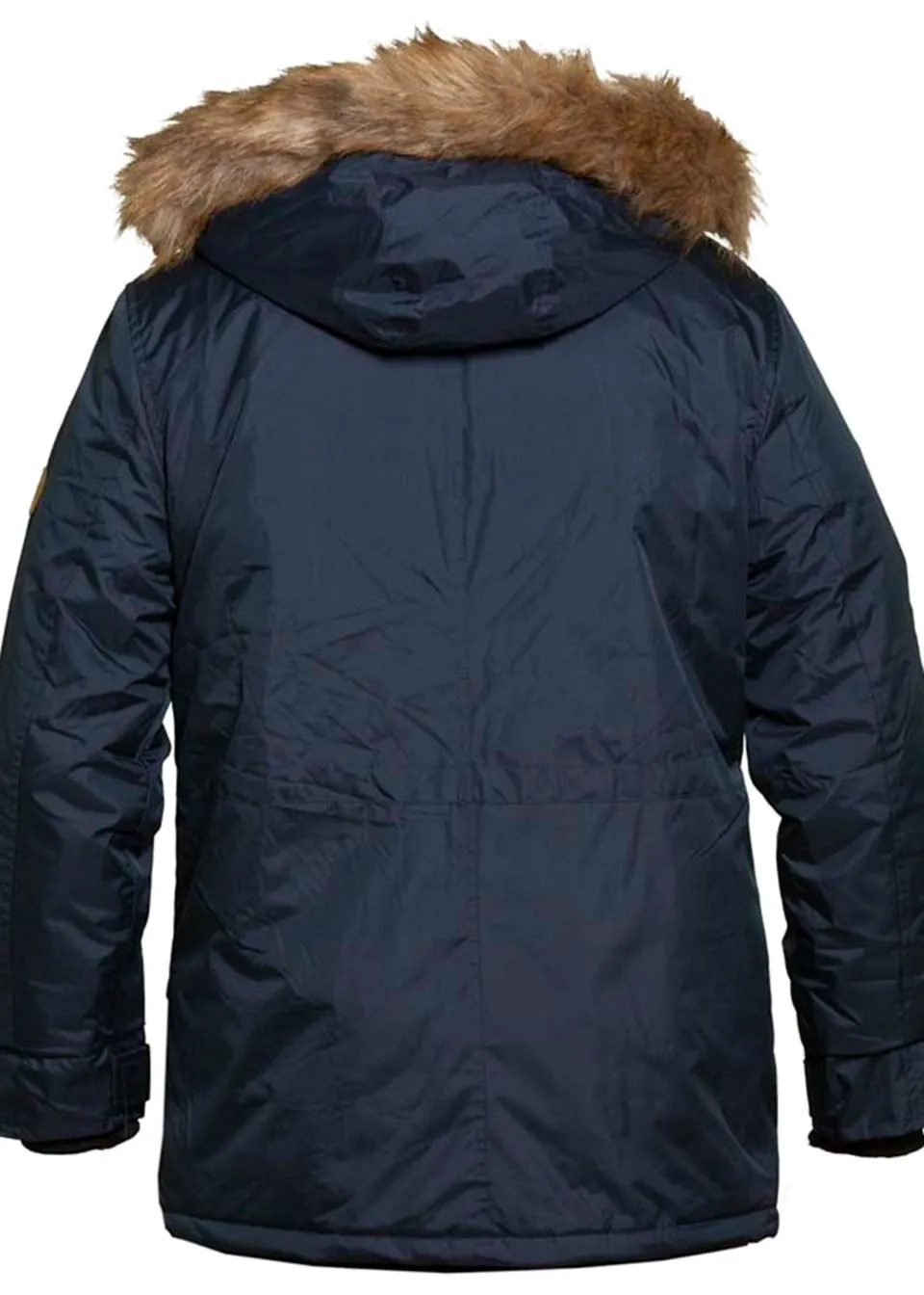 Duke Navy Lovett Kingsize Faux Fur Trim Parka