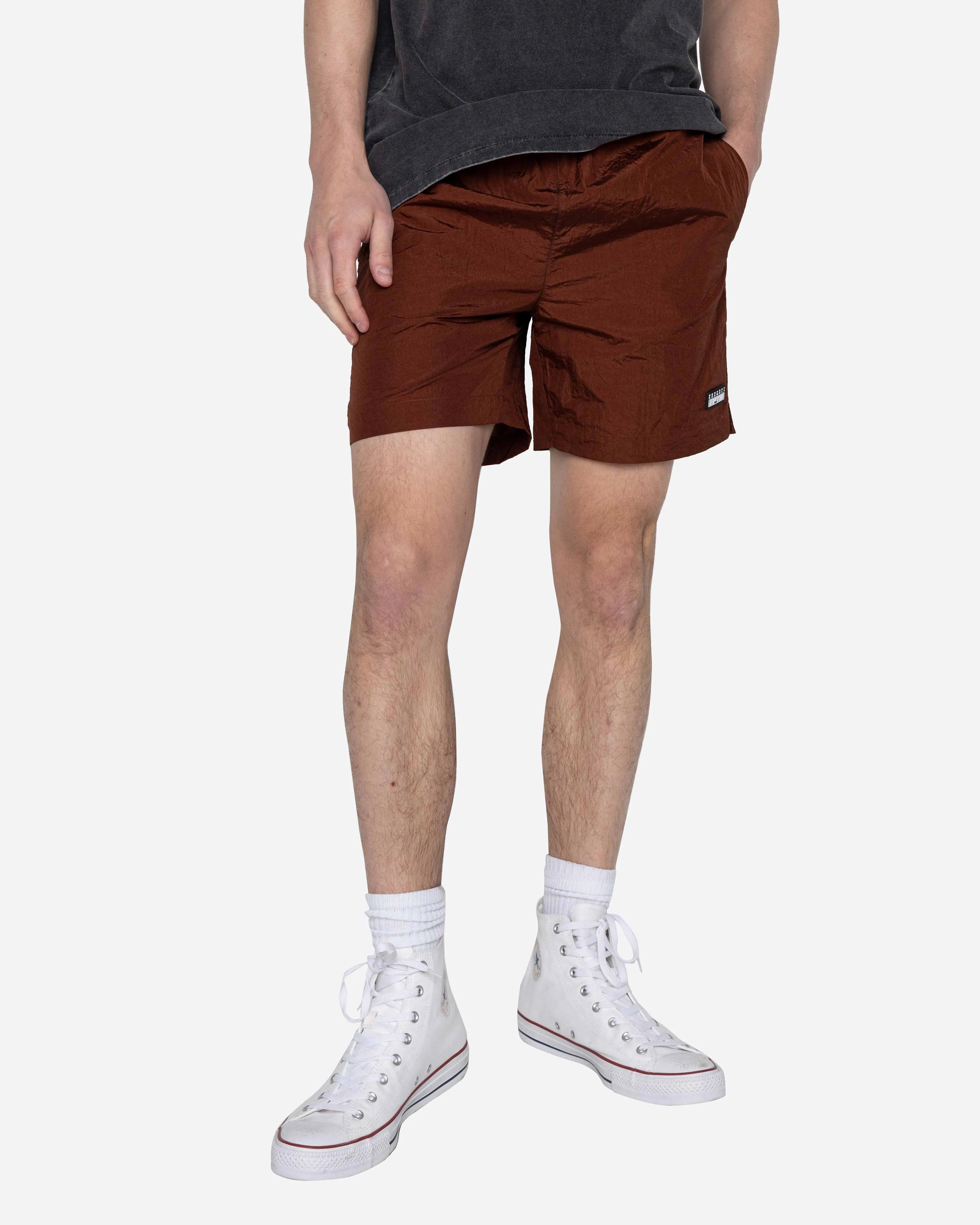 EPTM ALLOY SHORTS-BROWN