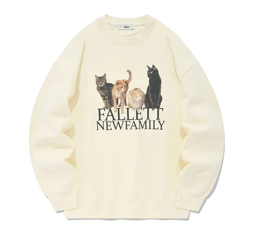 Fallett  |Unisex Street Style Logo Sweatshirts