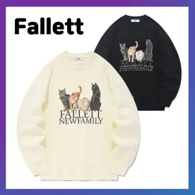 Fallett  |Unisex Street Style Logo Sweatshirts