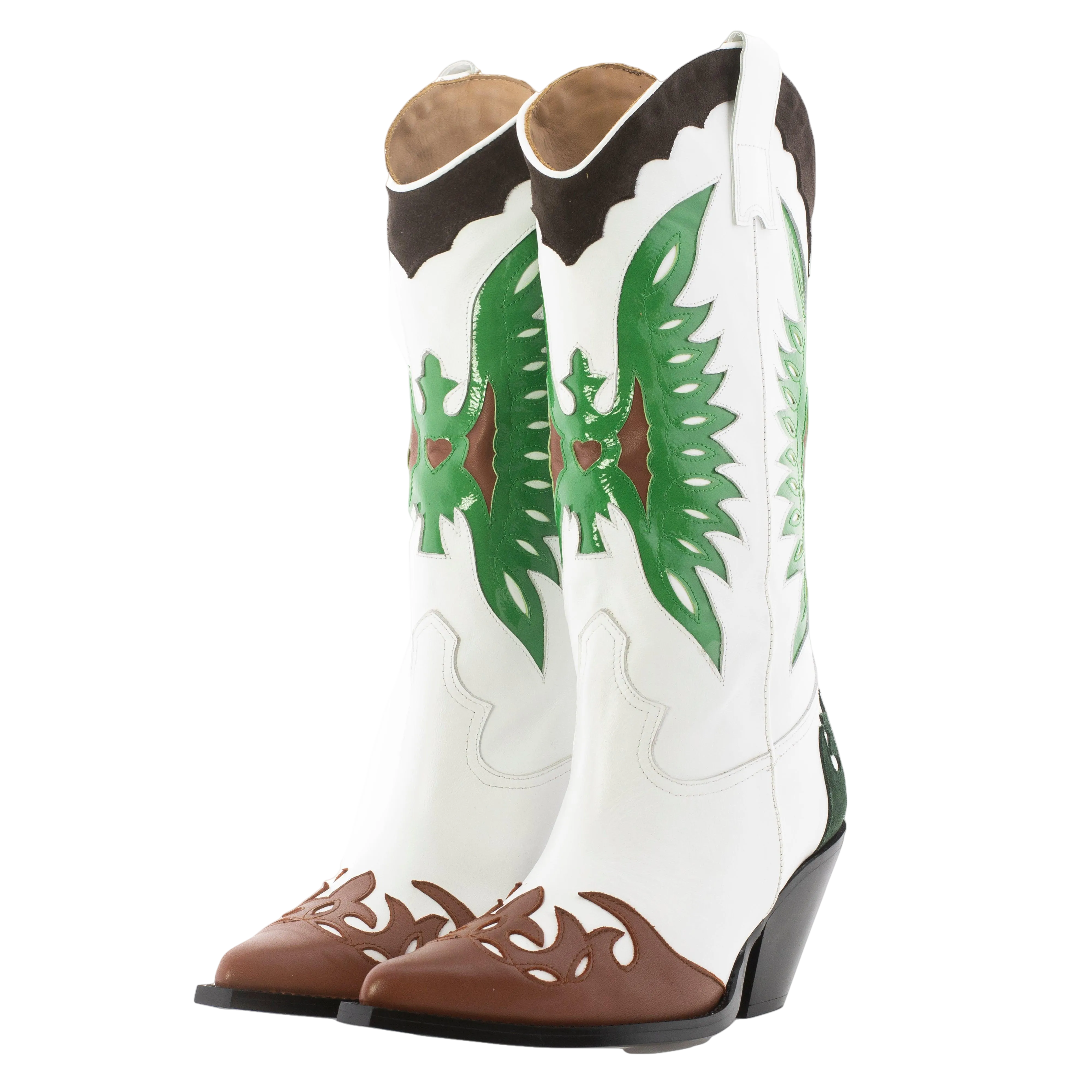 FAR WHITE AND GREEN BOOT