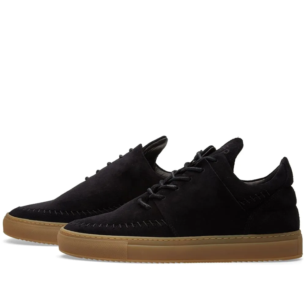 Filling Pieces Low Top Native SneakerBlack Suede