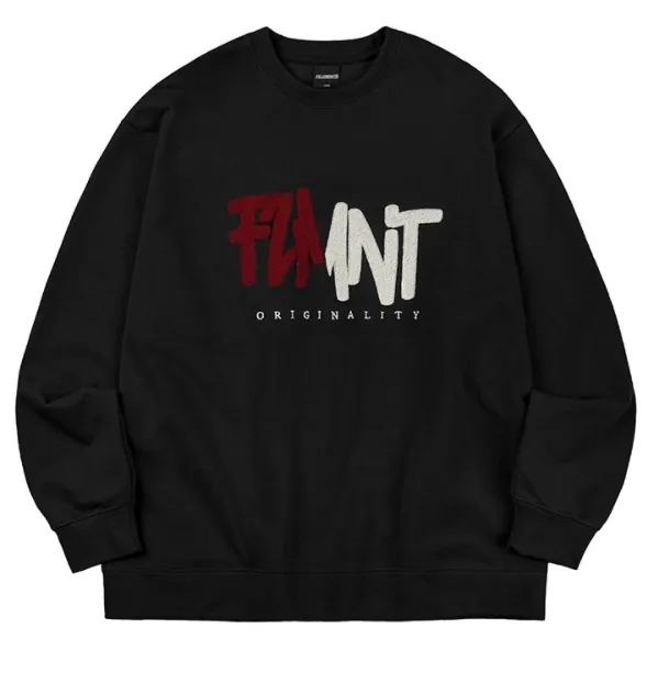 F.ILLUMINATE  |Unisex Street Style Logo Sweatshirts