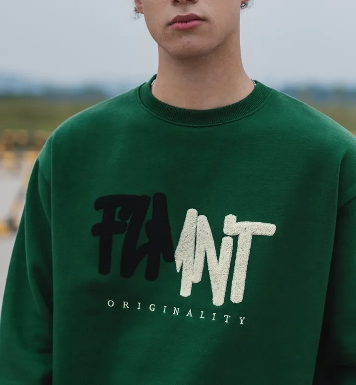 F.ILLUMINATE  |Unisex Street Style Logo Sweatshirts