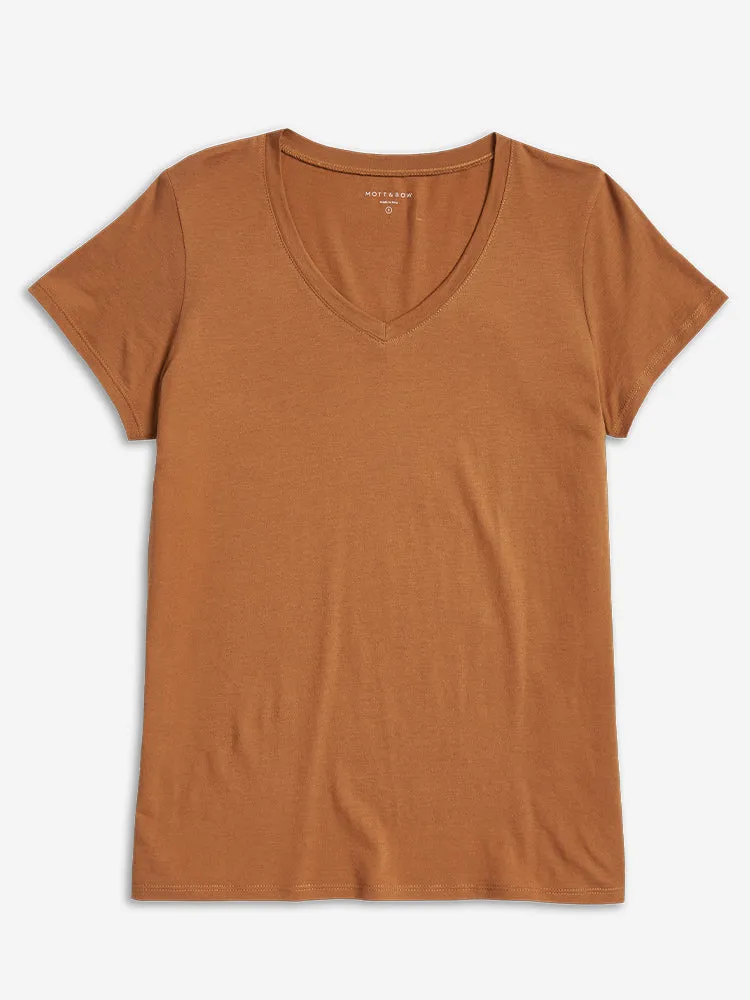 Fitted V-Neck Marcy Tee