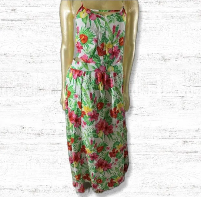 Floral summer maxi dress