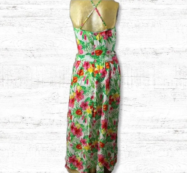 Floral summer maxi dress