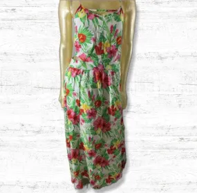 Floral summer maxi dress