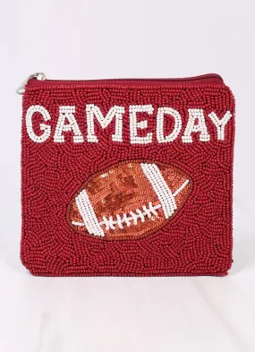 Gameday Football Pouch BURGUNDY